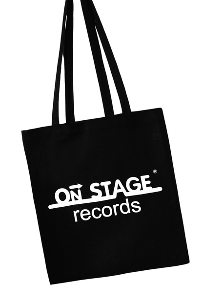 Stoffbeutel mit ON STAGE records-Logo, schwarz